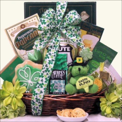 Luck O' The Irish: Small St. Patrick's Day Gourmet Gift Basket